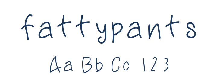 fattypants Font Preview
