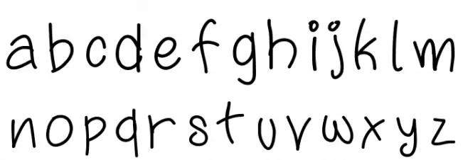 fattypants Font LOWERCASE