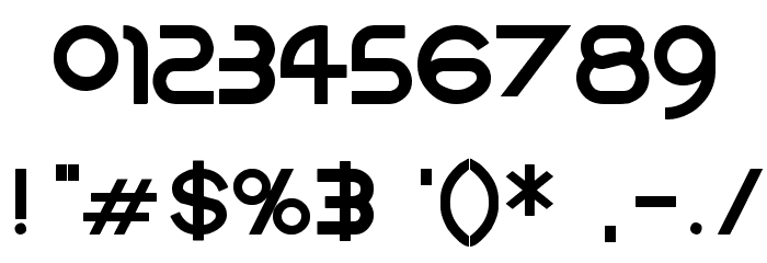 faucet Font OTHER CHARS