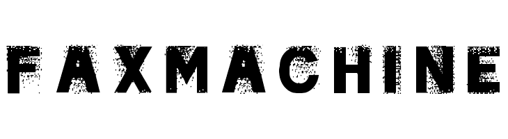 faxmachine  Descarca Fonturi Gratis