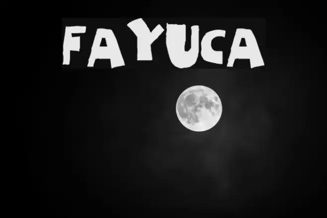 fayuca Font examples