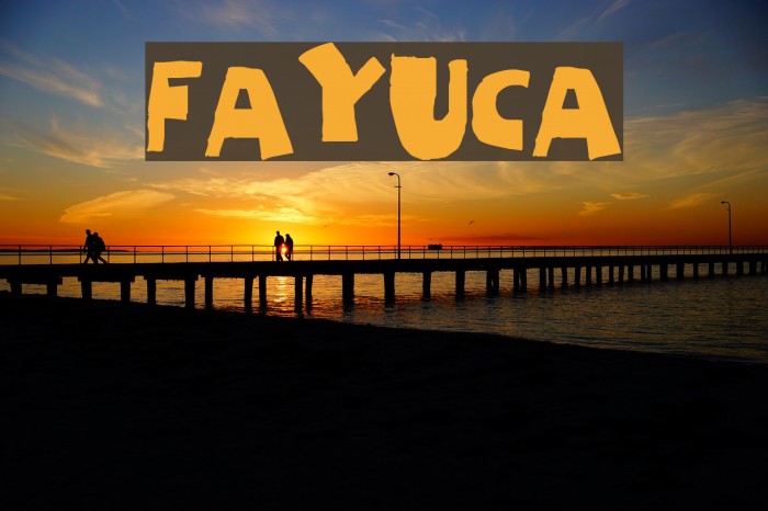 fayuca Font examples