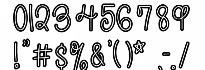 FB-BananaSandwich Font OTHER CHARS