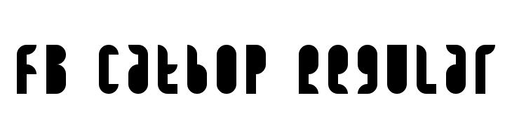 FB Catbop Regular  免费字体下载