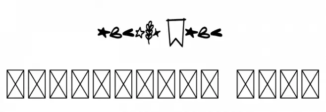 FB-Doodled Font Alte caractere