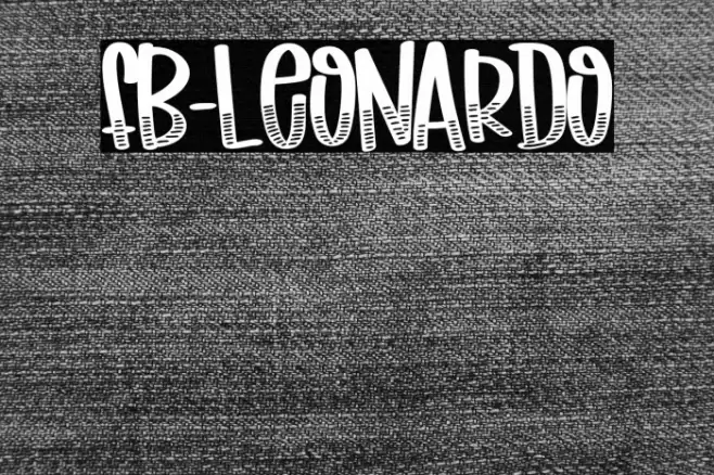 FB-Leonardo Font examples