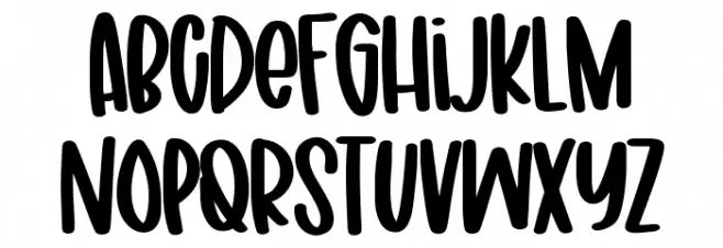 FB-LoveHearts Schriftart Groß