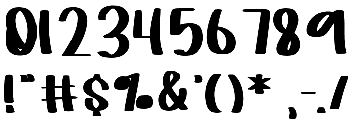 FB-Strawberry Font OTHER CHARS