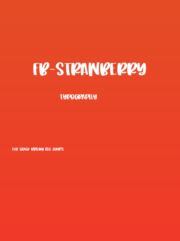 FB-Strawberry Poster