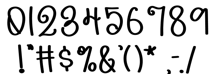 FB-caramelong Font Alte caractere