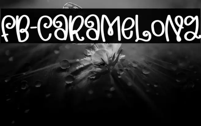 FB-caramelong フォント examples