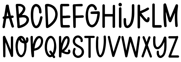 FBCaramelApple Font UPPERCASE