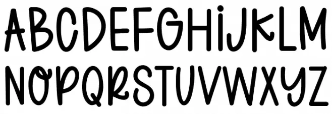 FBCaramelApple फ़ॉन्ट लोअरकेस