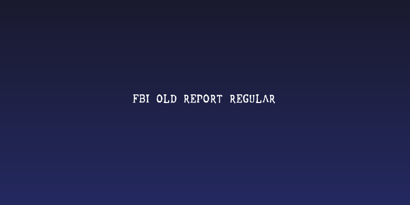 FBI Old Report Regular Social Header