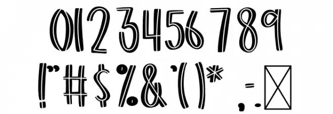 FBLawnmower Font OTHER CHARS