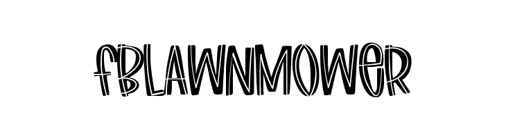 FBLawnmower  font caratteri gratis