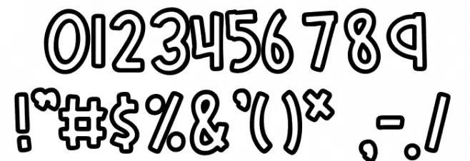 FBSuperFun Font OTHER CHARS