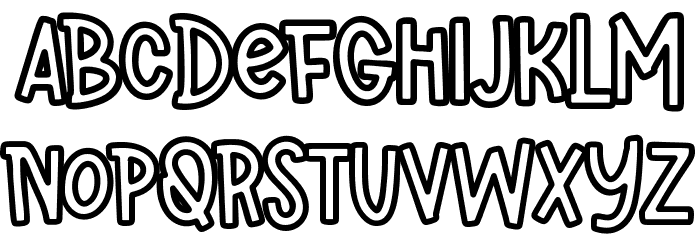 FBSuperFun Font LOWERCASE