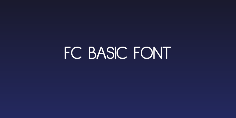 FC Basic Font Social Header