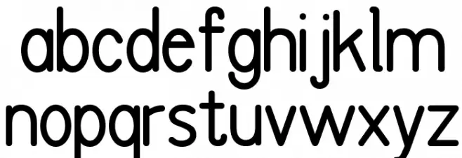 FC Basic Font Fonte MINÚSCULAS