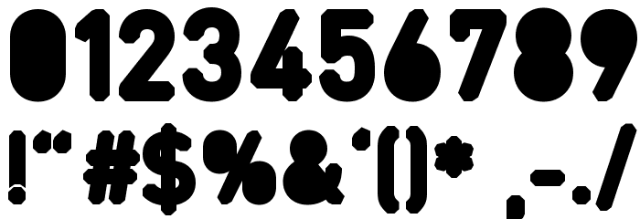 Fcraft Borgo Dark Font OTHER CHARS