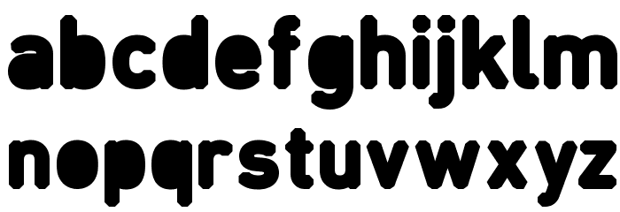 Fcraft Borgo Dark Font LOWERCASE