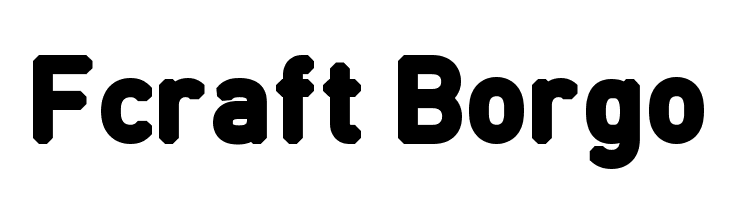 Fcraft Borgo Font