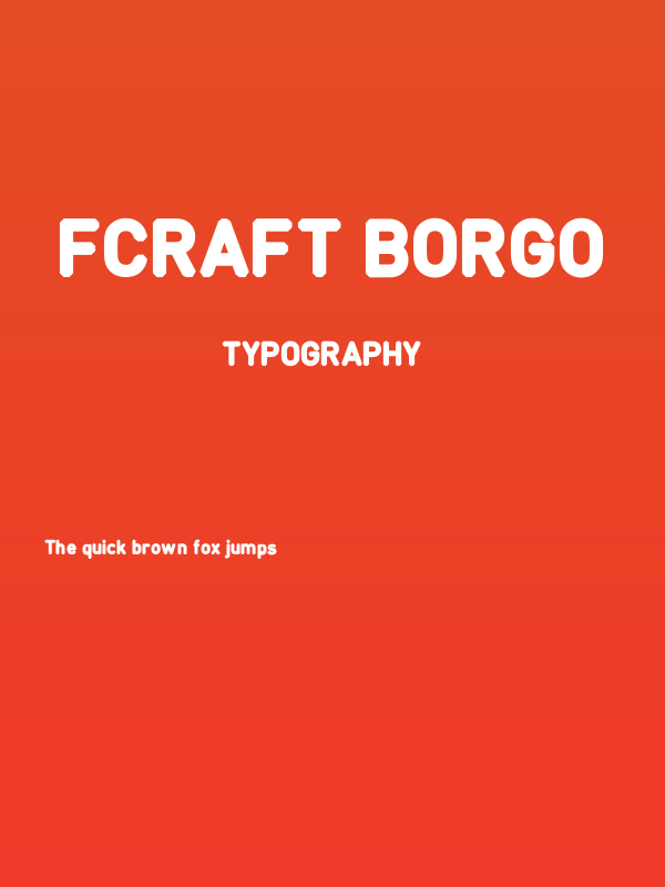 Fcraft Borgo Poster