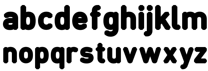 Fcraft Borgo Font LOWERCASE