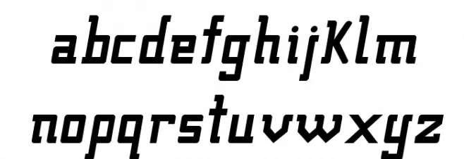 Fcraft Sidarta Bold Italic फ़ॉन्ट लोअरकेस