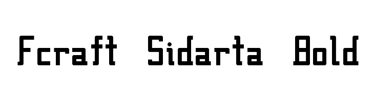 Fcraft Sidarta Bold  免费字体下载