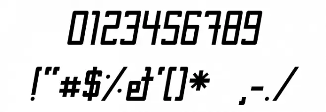 Fcraft Sidarta Italic Font OTHER CHARS