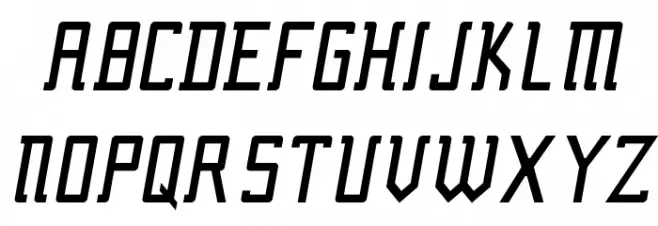 Fcraft Sidarta Italic Caratteri MAIUSCOLE