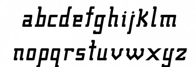 Fcraft Sidarta Italic फ़ॉन्ट लोअरकेस