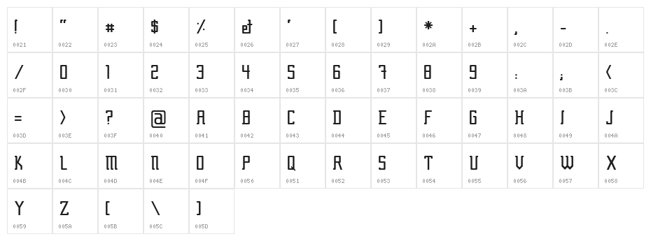Fcraft Sidarta Character Map