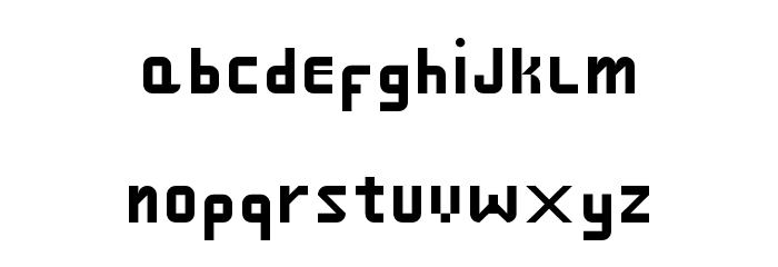 Fcraft Small Pix Font LOWERCASE