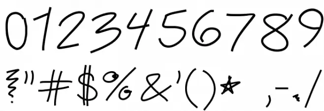 fck me harder1 Font OTHER CHARS