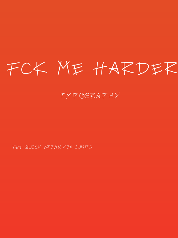 fck me harder1 Poster