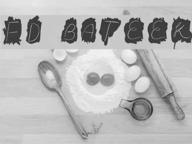 FD Bateek Font examples