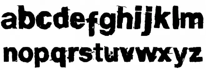 FD Helwoodica Font UPPERCASE