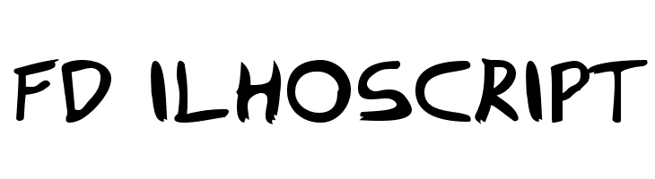 FD Ilhoscript  免费字体下载