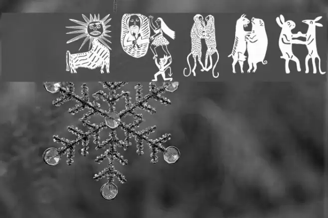 FD J Borges Шрифта examples