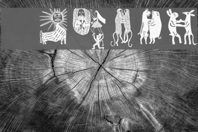 FD J Borges Шрифта examples