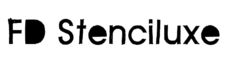 FD Stenciluxe  免费字体下载