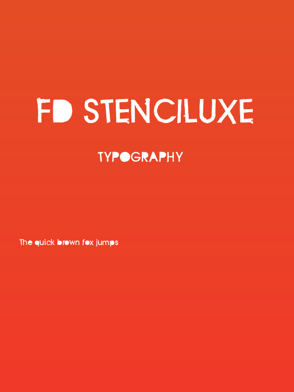 FD Stenciluxe Poster