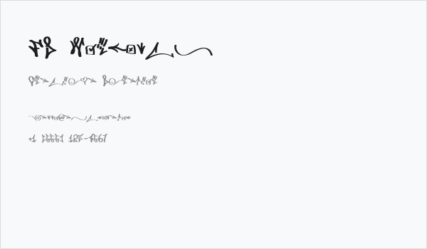 FD Wordplay Business Card