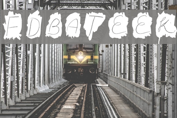 FDBateek Font examples