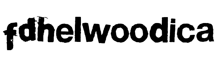 FDHelwoodica  font caratteri gratis