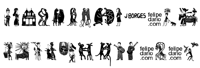 FDJBorges Font LOWERCASE