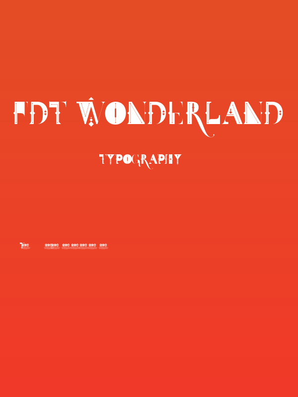 FDT_Wonderland Poster